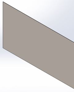 Exhauster cover 444x250x0.8